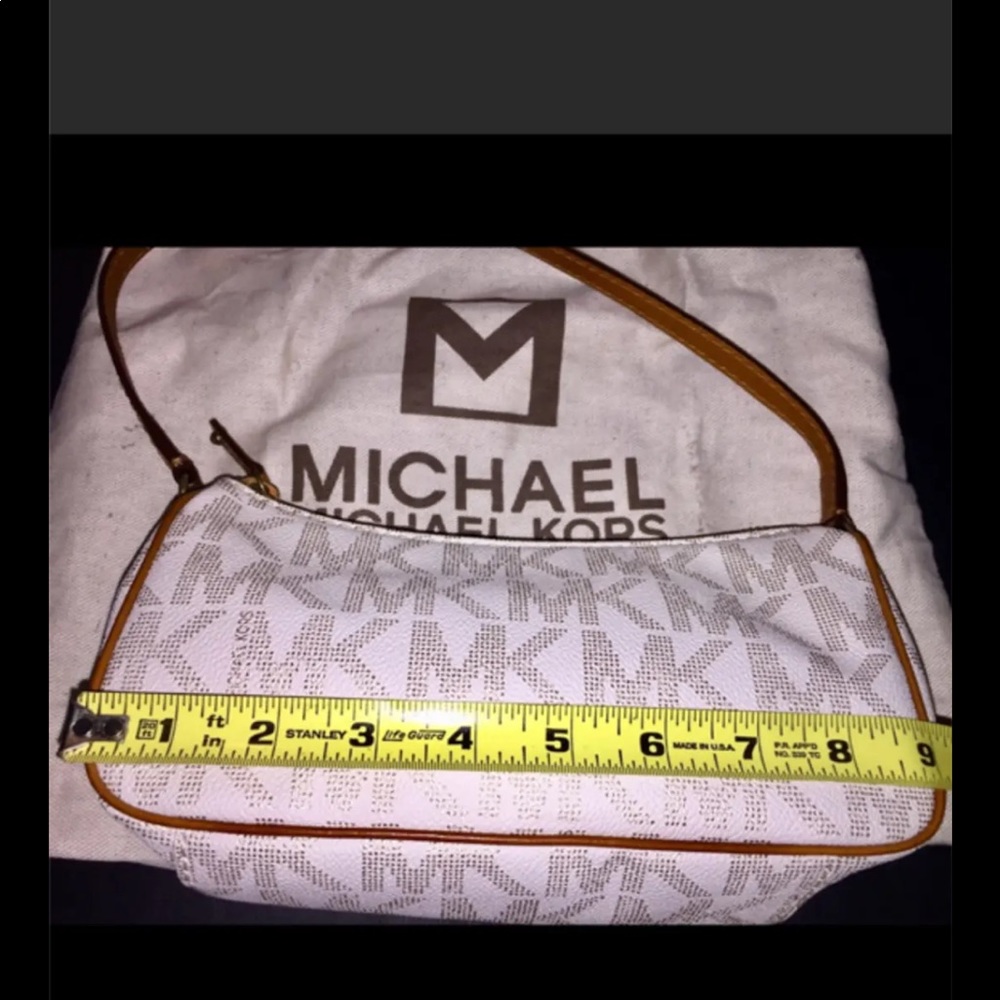 Authentic Michael Kors, vanilla, gold a brown